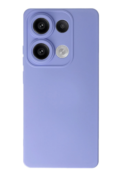 Newface Xiaomi Redmi Note 13 4G Kılıf Nano içi Kadife Silikon - Lila resmi