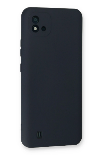 Newface Realme C11 2021 Kılıf Nano içi Kadife Silikon - Lacivert resmi