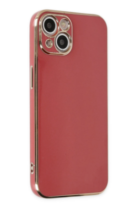 Newface iPhone 14 Plus Kılıf Volet Silikon - Kırmızı resmi