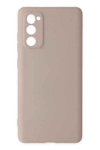 Newface Samsung Galaxy S20 FE Kılıf Nano içi Kadife Silikon - Pudra resmi