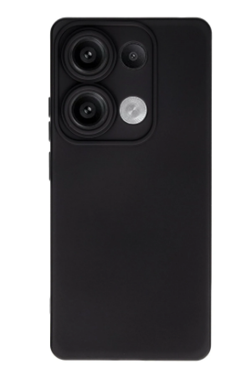 Newface Xiaomi Redmi Note 13 Pro 4G Kılıf Nano içi Kadife Silikon - Siyah resmi