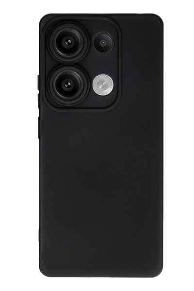 Newface Xiaomi Redmi Note 13 Pro 4G Kılıf Nano içi Kadife Silikon - Siyah resmi