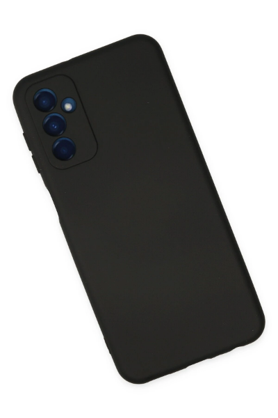 Newface Samsung Galaxy M23 Kılıf Nano içi Kadife Silikon - Siyah resmi