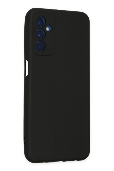 Newface Samsung Galaxy M23 Kılıf Nano içi Kadife Silikon - Siyah resmi