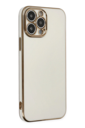 Newface iPhone 14 Pro Max Kılıf Volet Silikon - Beyaz resmi