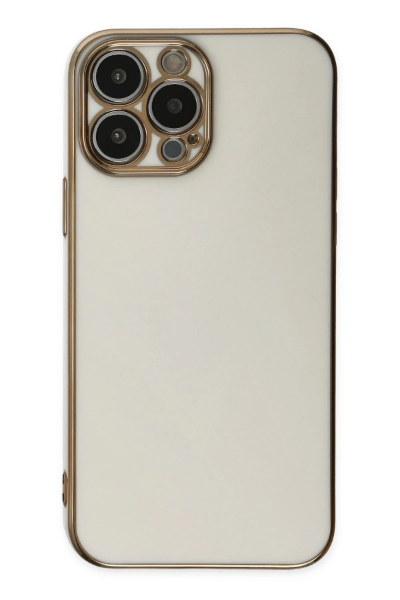 Newface iPhone 14 Pro Max Kılıf Volet Silikon - Beyaz resmi