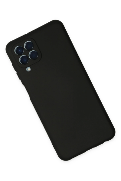 Newface Samsung Galaxy M33 Kılıf Nano içi Kadife Silikon - Siyah resmi