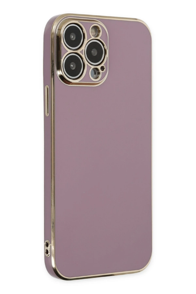 Newface iPhone 14 Pro Max Kılıf Volet Silikon - Mor resmi