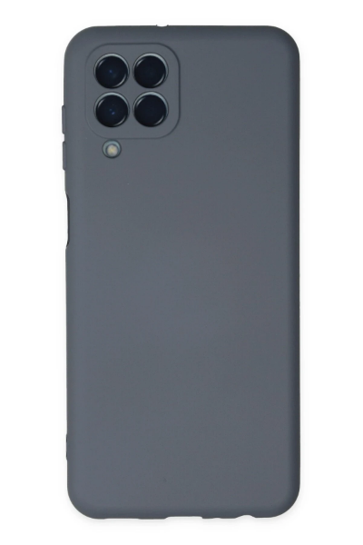Newface Samsung Galaxy M33 Kılıf Nano içi Kadife Silikon - Gri resmi