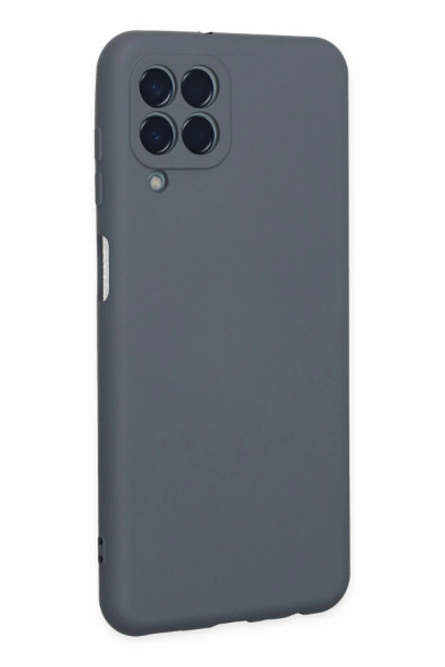 Newface Samsung Galaxy M33 Kılıf Nano içi Kadife Silikon - Gri resmi