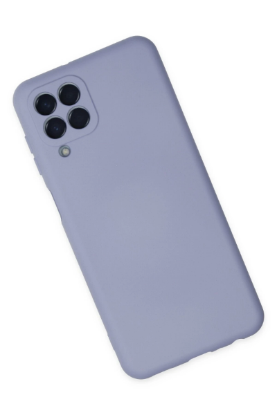 Newface Samsung Galaxy M33 Kılıf Nano içi Kadife Silikon - Lila resmi