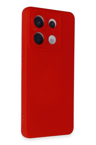 Newface Xiaomi Redmi Note 13 Pro 5G Kılıf Nano içi Kadife Silikon - Kırmızı resmi