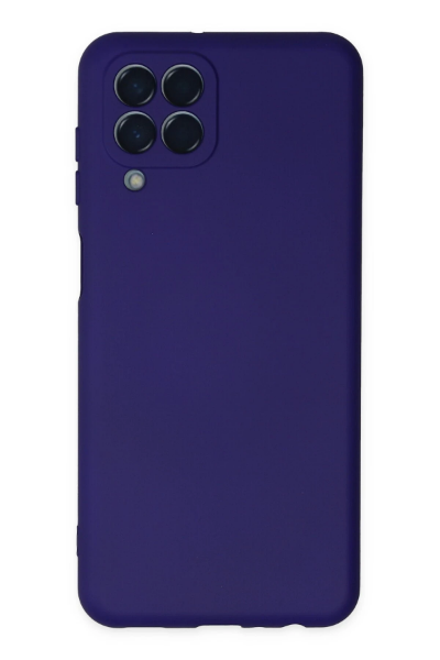 Newface Samsung Galaxy M33 Kılıf Nano içi Kadife Silikon - Mor resmi