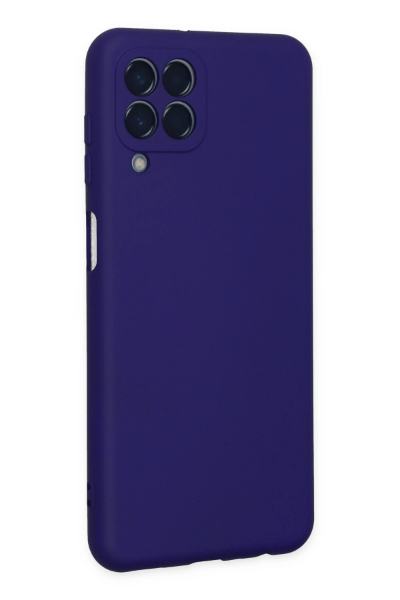 Newface Samsung Galaxy M33 Kılıf Nano içi Kadife Silikon - Mor resmi