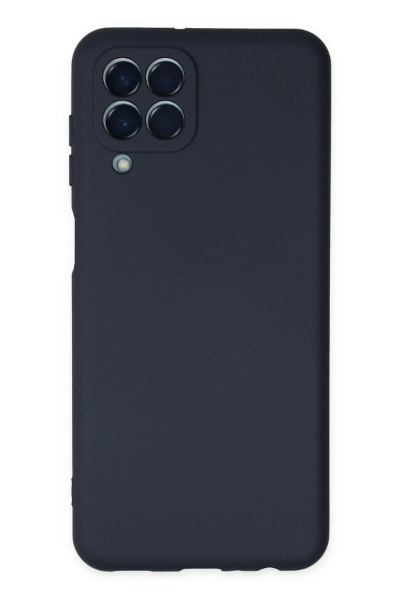 Newface Samsung Galaxy M33 Kılıf Nano içi Kadife Silikon - Lacivert resmi
