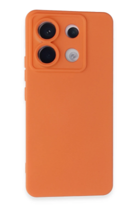 Newface Xiaomi Redmi Note 13 Pro 5G Kılıf Nano içi Kadife Silikon - Turuncu resmi