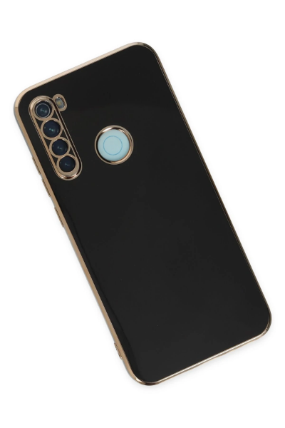 Newface Xiaomi Redmi Note 8 Kılıf Volet Silikon - Siyah resmi