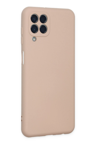 Newface Samsung Galaxy M33 Kılıf Nano içi Kadife Silikon - Pudra resmi