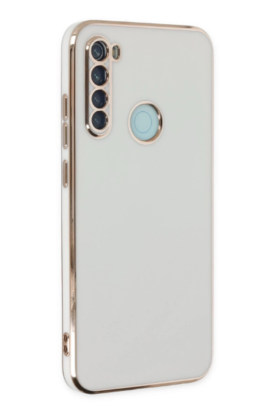 Newface Xiaomi Redmi Note 8 Kılıf Volet Silikon - Beyaz resmi