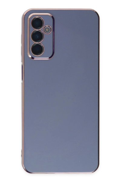 Newface Samsung Galaxy M23 Kılıf Volet Silikon - Mavi resmi