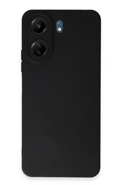Newface Xiaomi Redmi 13C Kılıf Nano içi Kadife Silikon - Siyah resmi
