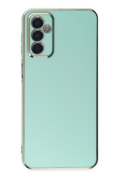 Newface Samsung Galaxy M23 Kılıf Volet Silikon - Açık Yeşil resmi