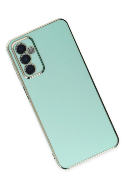 Newface Samsung Galaxy M23 Kılıf Volet Silikon - Açık Yeşil resmi