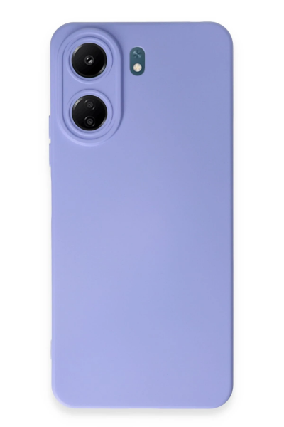 Newface Xiaomi Redmi 13C Kılıf Nano içi Kadife Silikon - Lila resmi
