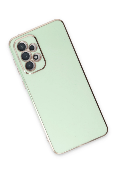 Newface Samsung Galaxy A33 5G Kılıf Volet Silikon - Açık Yeşil resmi