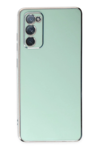 Newface Samsung Galaxy S20 FE Kılıf Volet Silikon - Açık Yeşil resmi