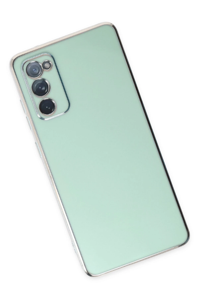 Newface Samsung Galaxy S20 FE Kılıf Volet Silikon - Açık Yeşil resmi