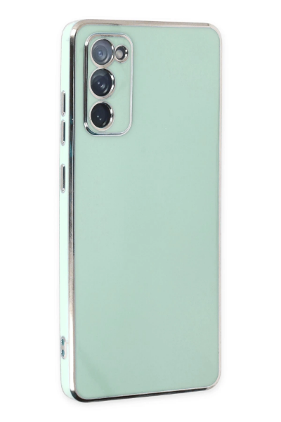 Newface Samsung Galaxy S20 FE Kılıf Volet Silikon - Açık Yeşil resmi