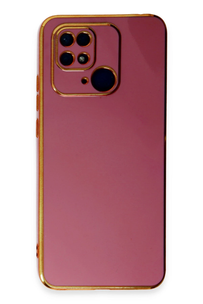 Newface Xiaomi Redmi 10C Kılıf Volet Silikon - Kırmızı resmi
