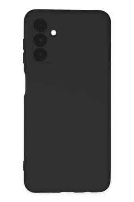 Newface Samsung Galaxy A04S Kılıf Nano içi Kadife Silikon - Siyah resmi