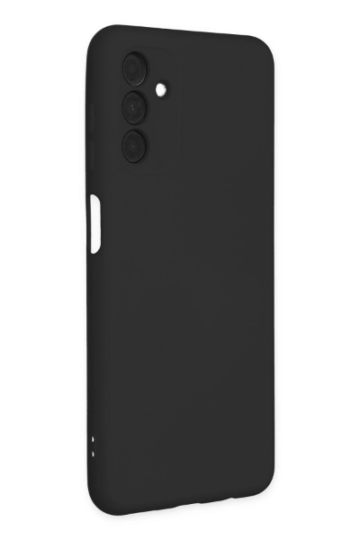 Newface Samsung Galaxy A04S Kılıf Nano içi Kadife Silikon - Siyah resmi