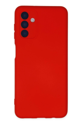 Newface Samsung Galaxy A04S Kılıf Nano içi Kadife Silikon - Kırmızı resmi