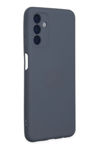 Newface Samsung Galaxy A04S Kılıf Nano içi Kadife Silikon - Gri resmi