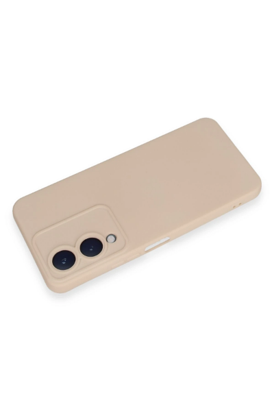Newface Vivo Y17S Kılıf Nano içi Kadife Silikon - Pudra resmi