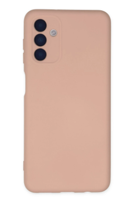 Newface Samsung Galaxy A04S Kılıf Nano içi Kadife Silikon - Pudra resmi