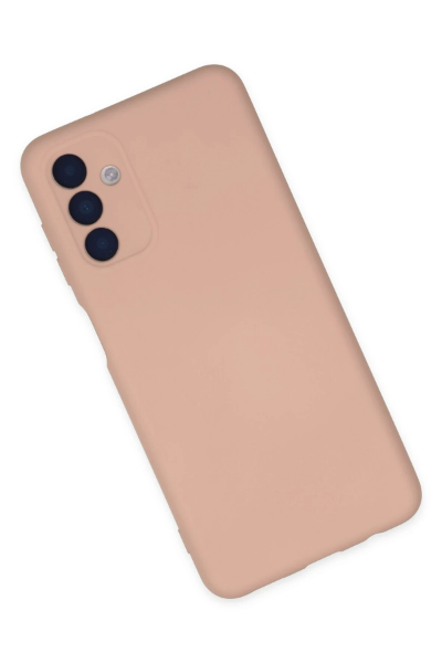 Newface Samsung Galaxy A04S Kılıf Nano içi Kadife Silikon - Pudra resmi
