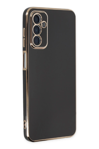 Newface Samsung Galaxy A04S Kılıf Volet Silikon - Siyah resmi