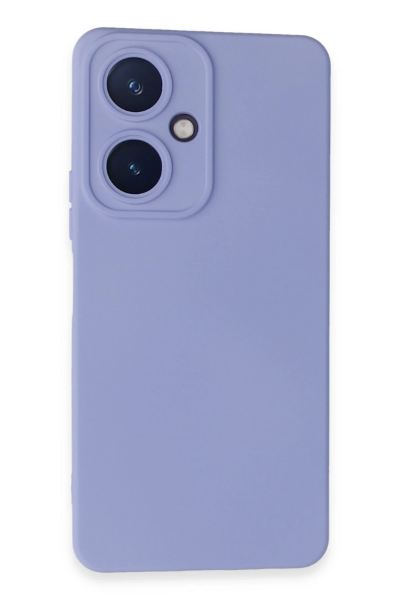 Newface Vivo Y27 Kılıf Nano içi Kadife Silikon - Lila resmi