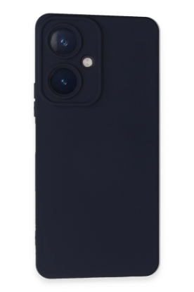 Newface Vivo Y27 Kılıf Nano içi Kadife Silikon - Lacivert resmi