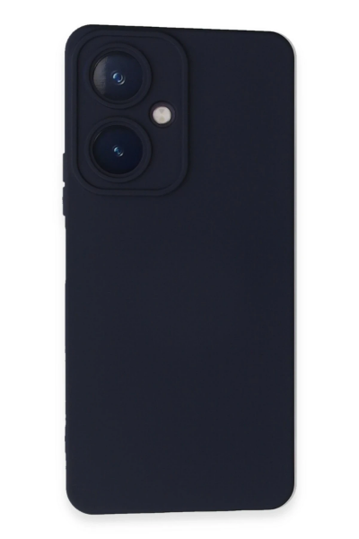 Newface Vivo Y27 Kılıf Nano içi Kadife Silikon - Lacivert resmi