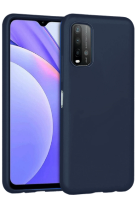 Newface Xiaomi Redmi 9T Kılıf Nano içi Kadife Silikon - Lacivert resmi