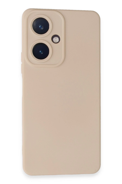 Newface Vivo Y27 Kılıf Nano içi Kadife Silikon - Pudra resmi