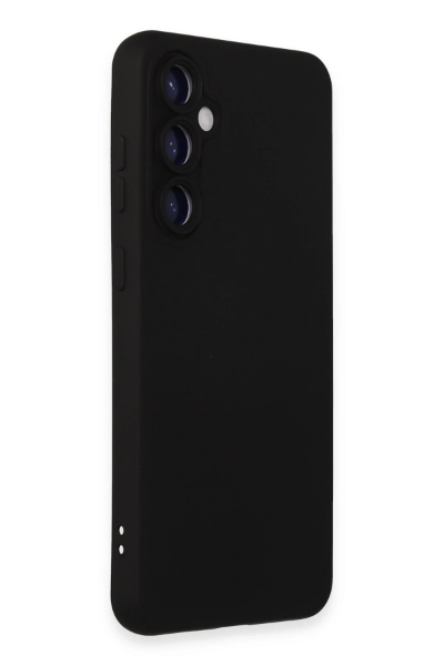Newface Samsung Galaxy S24 Kılıf Nano içi Kadife Silikon - Siyah resmi