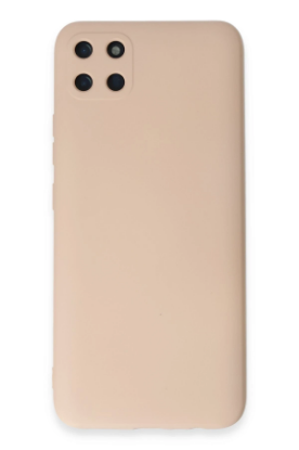 Newface Realme C11 Kılıf Nano içi Kadife Silikon - Pudra resmi