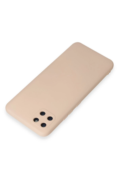 Newface Realme C11 Kılıf Nano içi Kadife Silikon - Pudra resmi