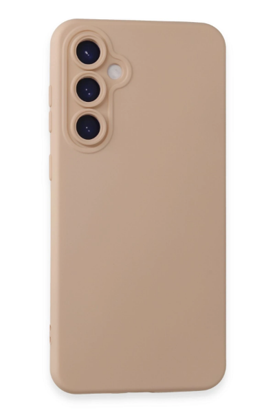 Newface Samsung Galaxy S24 Kılıf Nano içi Kadife Silikon - Pudra resmi